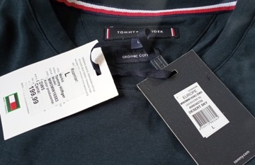 TOMMY HILFIGER EST T-SHIRT KOSZULKA MĘSKA GRANATOWA NA PREZENT / M