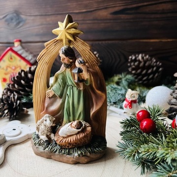 Рождественский вертеп Иисус, Юзеф, украшение для конюшни, подарок