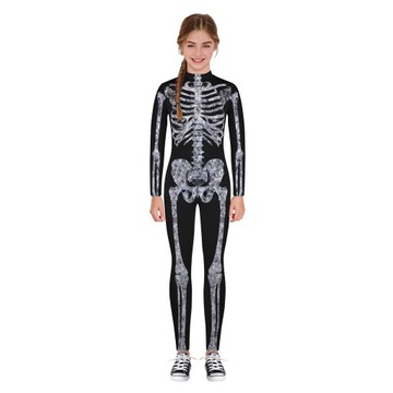 Strój Szkielet Kościotrup Śmierć Halloween 122/128