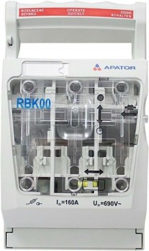 Rozłącznik bezpiecznikowy Apator RBK-00 160A NOWY!