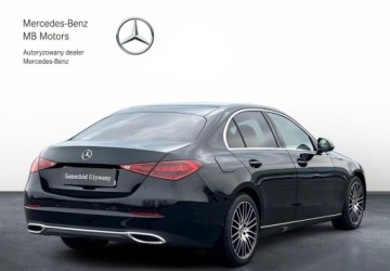 Mercedes Klasa C W206 Limuzyna 1.5 180 170KM 2022 Mercedes-Benz Klasa C Salon PL Od Dealera Kamera Czujniki Android CarPlay, zdjęcie 4