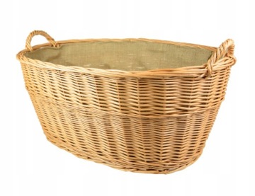 Плетеная корзина для деревянных игрушек, джут, 80 см.