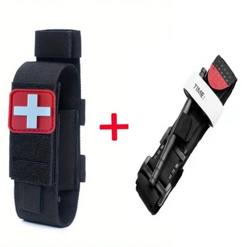 2 шт., тактическая военная аптечка, жгут, набор для выживания Molle, чехол