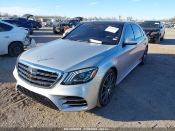 Mercedes Klasa S W222 2019 Mercedes-Benz Klasa S 2019r., 560, od ubezpieczalni 4.0 Benzyna 463KM, zdjęcie 2