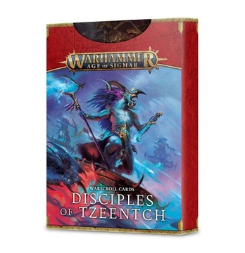 Disciples of Tzeentch Warscroll Cards - karty
