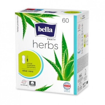 WKŁADKI BELLA HERBS z aloesem 60 szt.