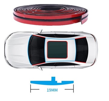 УПЛОТНИТЕЛЬ ДЛЯ ЛЕНТЫ ВЕТРОВОГО СТЕКЛА ДВЕРНАЯ ПОЛОСКА 2м