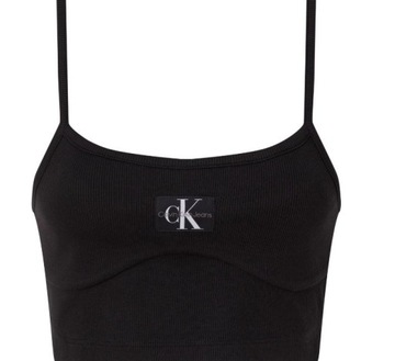 Calvin Klein Jeans top J20J221417 BEH czarny XS