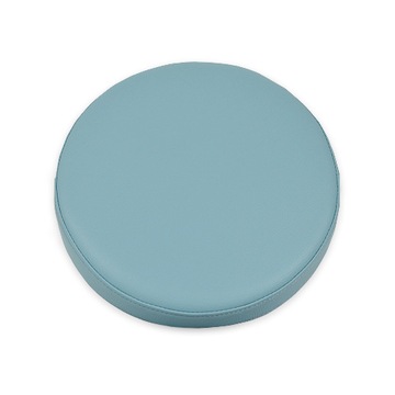 Подушка на сиденье детская из экокожи, круглая, диаметр 30 см.