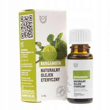 Naturalne Aromaty olejek BERGAMOTA 100%12ml