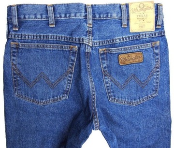 WRANGLER TEXAS MĘSKIE SPODNIE JEANSOWE JEANSY STONEWASH W12105096 W46 L36