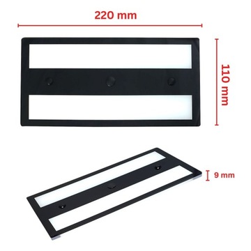 Lampa Sufitowa Plafon LED 12V 24V Regulowana Jasność Kamper Przyczepa Łódź