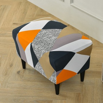 Эластичный чехол на кресло и подставку для ног