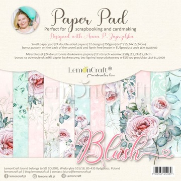 Papier do Scrapbookingu BLUSH 12ark.