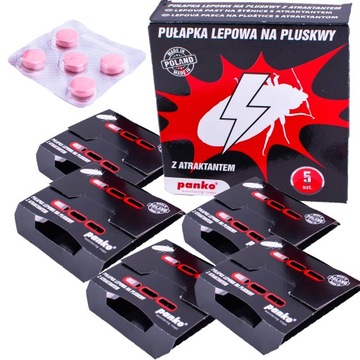 WABIK PUŁAPKA LEPOWA NA PLUSKWY LEP PANKO 5 SZTUK