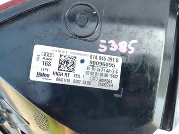 AUDI Q2 81A SVĚTLO LEVÝ ZADNÍ LED 5385