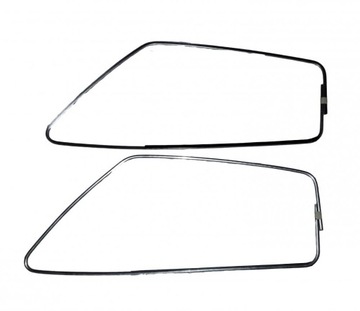 Рама оконная рама Fiat 126p клипсы серебристые KPL RM0