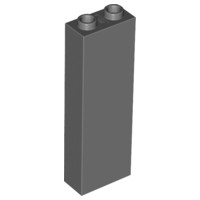 LEGO 2454 klocek filar 1x2x5 c.szary 1szt.