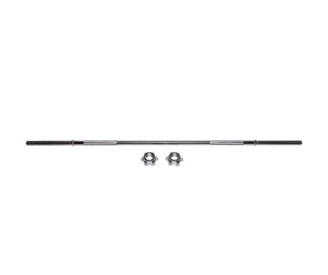 GRYF PROSTY Z GWINTEM I ZACISKAMI UNDERFIT 165 CM