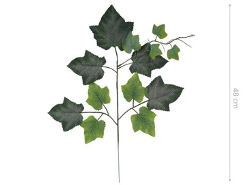 ДЕКОРАТИВНЫЕ ВИНОГРАДНЫЕ ЛИСТЬЯ МАТОВЫЕ ВИНОГРАДНЫЕ ЛИСТЬЯ КРАСИВЫЕ НАТУРАЛЬНЫЕ ЛИСТЬЯ 48 см