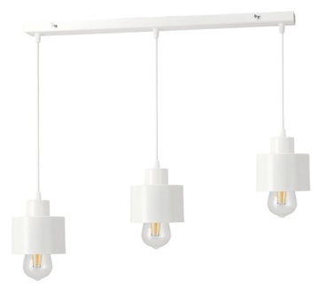Lampa Sufitowa Wisząca LED Sufitowa Kubek Biały