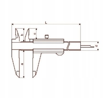 АНАЛОГОВЫЙ СУППОРТ 200 x 50 MAUb 0,05 МОНОБЛОК INOX С ИЗМЕРИТЕЛЕМ ГЛУБИНЫ