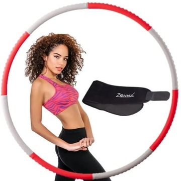Fitness Hula Hoop Zonnx regulowane 88,5 CM + PAS