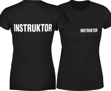 KOSZULKA INSTRUKTOR TRENER PERSONALNY DAMSKA R. M BLUZKA TSHIRT DAMSKI