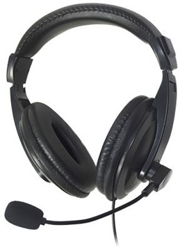 Наушники Vakoss SK-608HV с микрофоном, черные