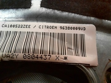 CITROEN C2 1.4 HDI 03-08 AIRBAG ŘIDIČE 963800009UD