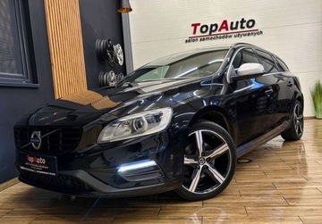 Volvo V60 I Kombi Facelifting 2.0 D4 DRIVE-E 190KM 2018 Volvo V60 R-Design D4 190KM skora BEZWYPADKOWY automat gwarancja, zdjęcie 13