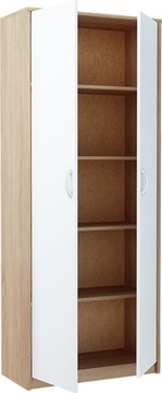 ШКАФ ДЛЯ ОБУВИ, КНИЖНЫЙ ШКАФ, R005 SONOMA-WHITE, ШКАФ,