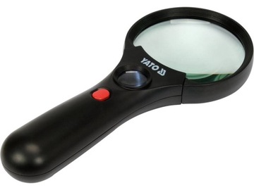 Yato YT-73845 Увеличительное стекло с двумя светодиодными линзами 3,5x/45x.