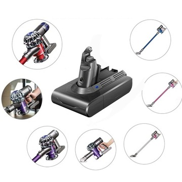 Dyson V6 Аккумулятор для пылесоса 21,6В 4000мАч Аккумулятор премиум-класса