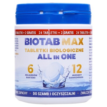 Бактерии для септиков Таблетки на год + Жиры Все в одном Таблетки для септиков