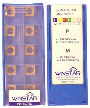 PŁYTKI PŁYTKA SCMT 09T304 MG-CX2555 STAL INOX