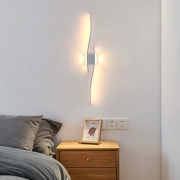 Настенная лампа Biały светодиодный лаг светодиод 3000 тысяч современный для 3100 -футовый гостиная