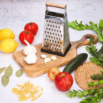 ТЕРКА ДЛЯ ОВОЩЕЙ, ручная кухонная сталь, для картофеля, сыра, фруктов, 4-сторонняя