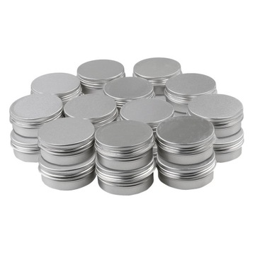 24 . x 10 ml metalowe puszki do przechowywania