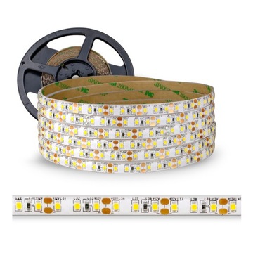 TAŚMA 120LED 10-12lm 12W/m CIEPŁA SILIKON /5mb