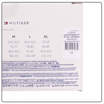 TOMMY HILFIGER MAJTKI DAMSKIE 3P BIKINI r. S