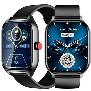 SMARTWATCH MĘSKI BOROFONE ZEGAREK SMART BAND CZARNY MENU PL SPORT PBM GRY