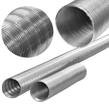 RURA SPIRO ALUFLEX 140 mm / 3 metry aluminiowa
