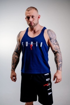 Tank top Furia granatowy męski (Rozmiar: S)