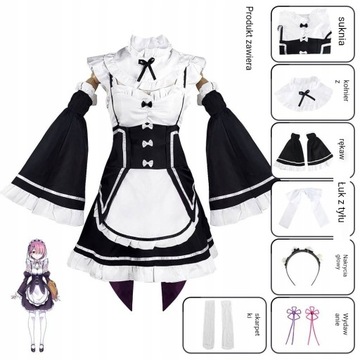 Cosplay sukienka Strój Bawarski Przebranie