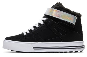 buty DC Pure High -Top V WNT - BS2/Black/Silver