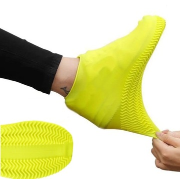 OCHRANIACZE NA BUTY WODOODPORNE SILIKONOWE PRZECIW DESZCZOWE M UNIWERSALNE