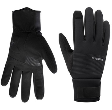 Rękawiczki rowerowe Shimano Windbreak Thermal Bl L