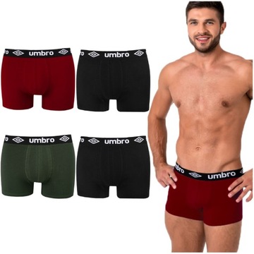 UMBRO Bokserki Męskie 4 sztuki BM562 Rozmiar XL