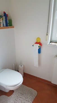 LEGO MAN Синий и Белый держатель для туалетной бумаги